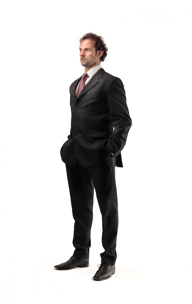 Elegant successful businessman