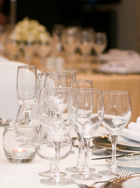 Elegant table set for a luxurious dinner