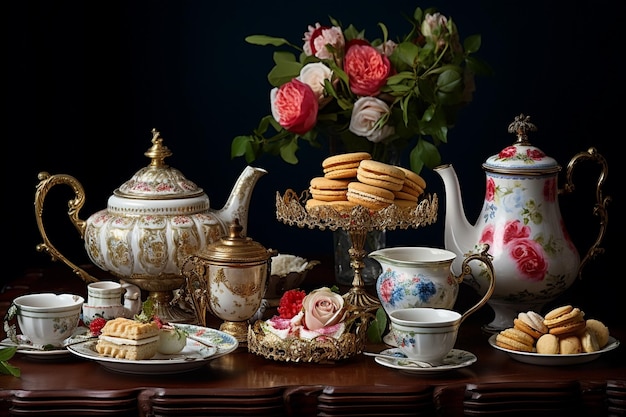 Elegant tea party assortment