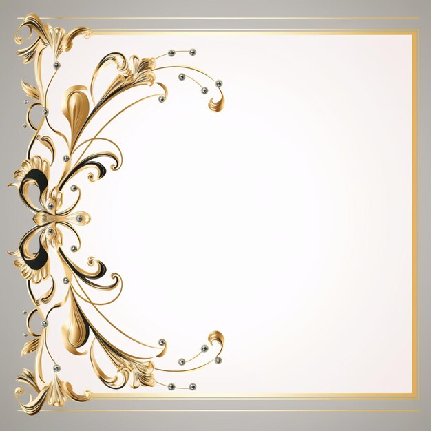 Elegant vector background with jewelry border decoration