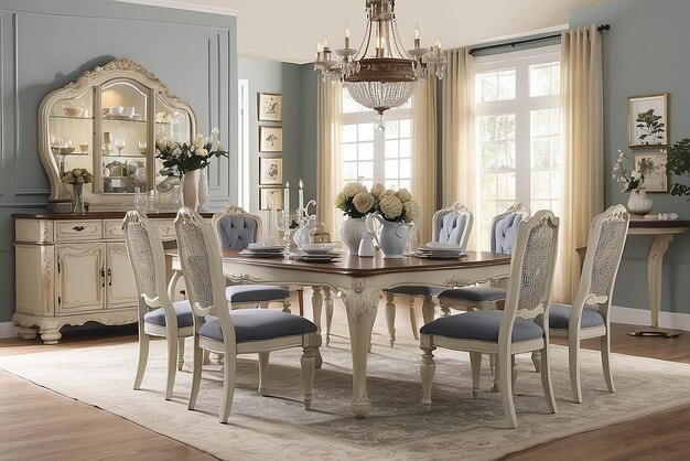 Elegant Vintage Dining Sp.