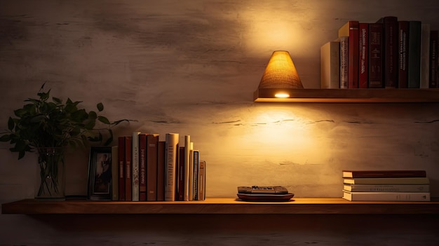 Elegant wall light background