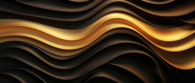 Elegant wave banner background