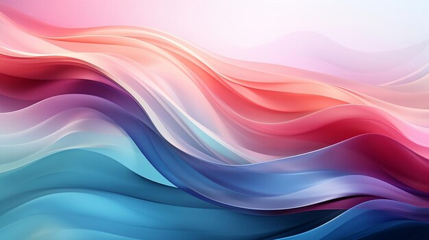 Elegant Wave Gradient Abstract Background
