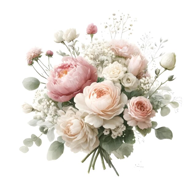 Photo elegant wedding floral arrangement