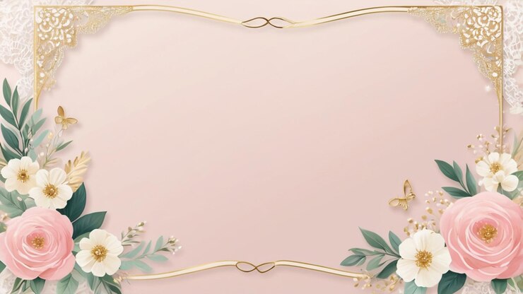 優雅な結婚式テーマのグリーティングカードの背景