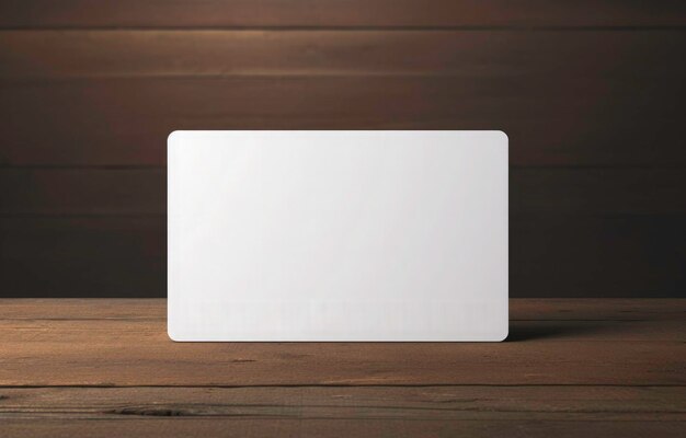 elegant white business card mock up