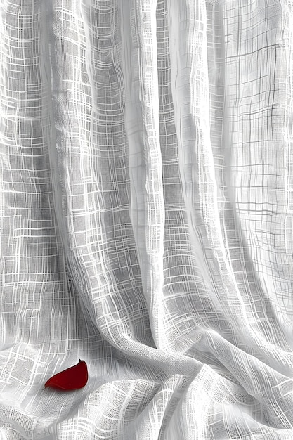 Elegant White Linen Fabric Texture