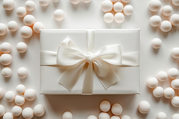 Elegante geschenkdoos met White Day-thema