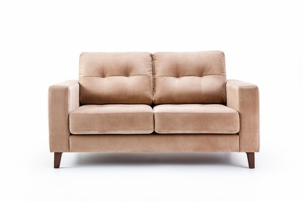 Elegante moderne beige bank.