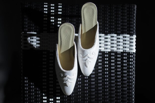 Elegante witte trouwschoenen