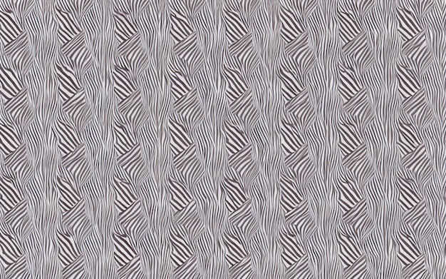 Elegantie in lijnen Handgetekend Hedendaags Abstract Zebra Gestreept Print Een Modern Modieus Temp