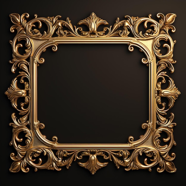 Elegantie onthuld decoratief sieraadframe