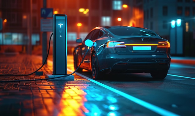 Elektrische auto Energiebesparend EV-laadstation f