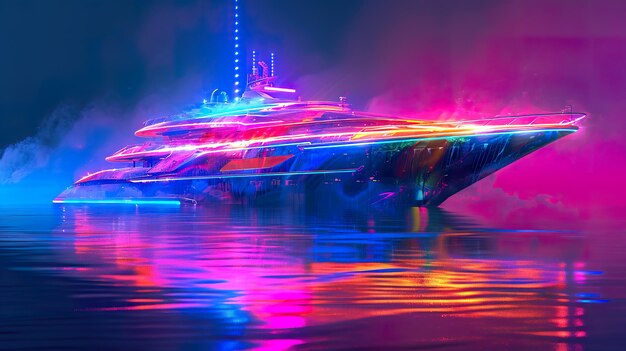 Elektrische Neon Cruise