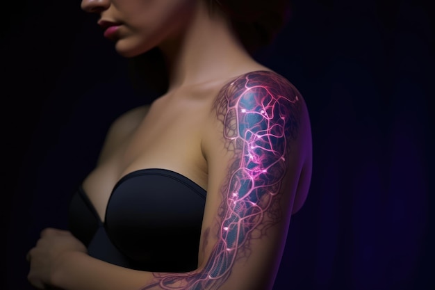Elektronische tatoeages gebruikt voor medische doeleinden Generatieve AI