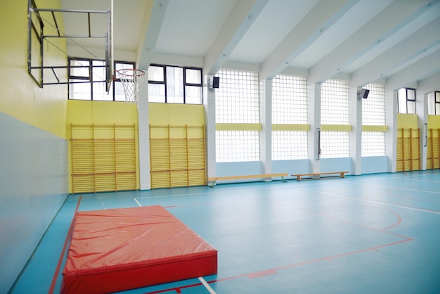 Photo elementary school gym indoor