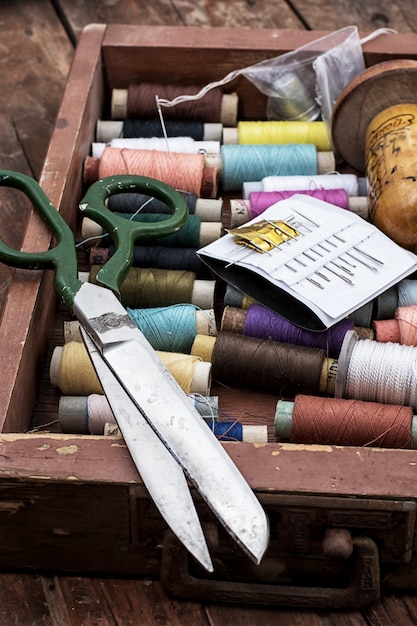 Foto elementen van handwerk