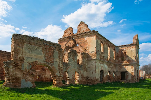 Elements of architecture of buildings ancient arches columns windows and apertures