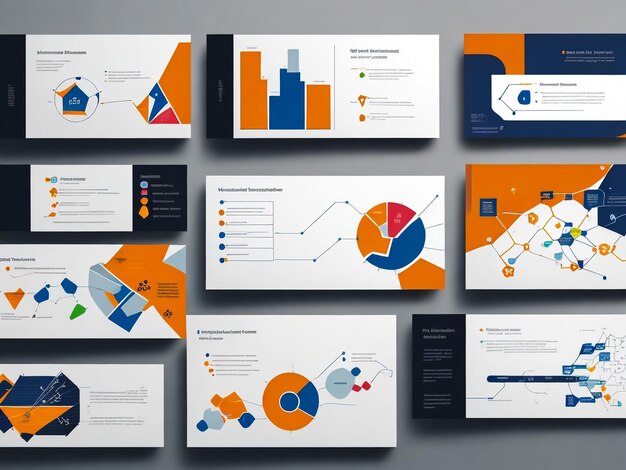 Photo elements for infographics on a white background presentation templates use in presentation flyer corporate report marketing advertising annual report
