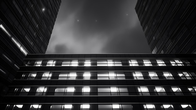Фото Элементы городской архитектуры в черно-белых цветах
