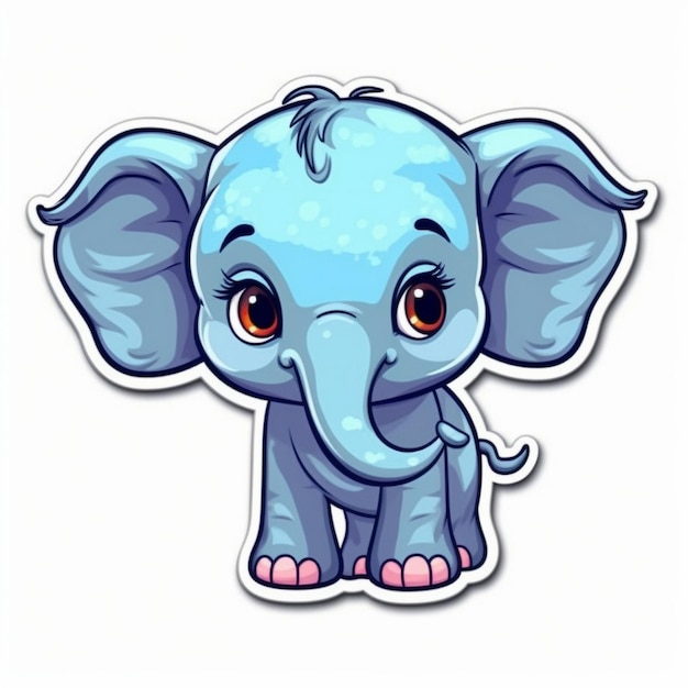 elephant baby illustration