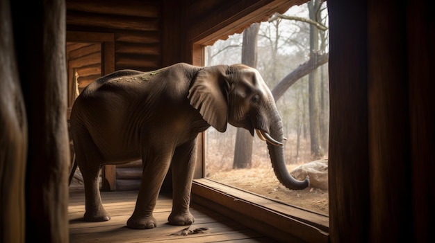 слон в каюте
