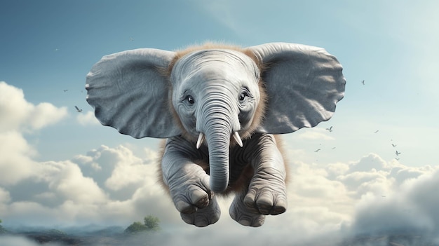 elephant HD wallpaper photographic image
