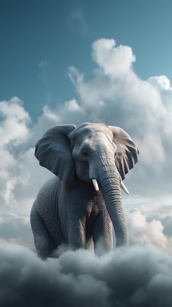 Elephant in the sky wallpapers