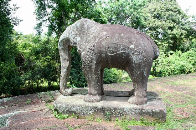 Elephant statue at East Mebon in Siem Reap