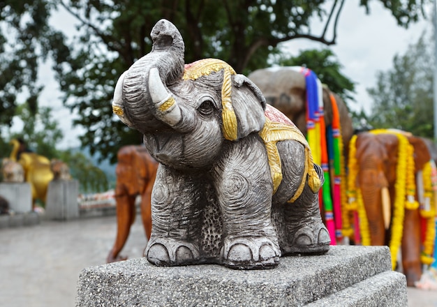 Elephant statues