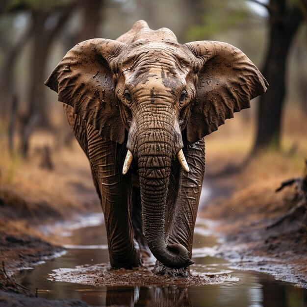 an elephant with the word quot trust quot written on its face