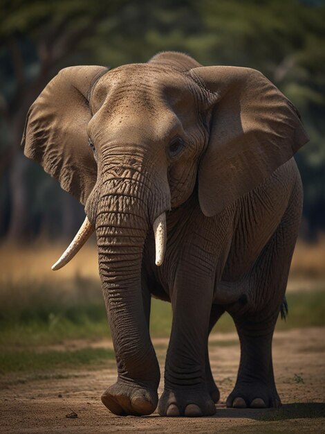 Photo an elephant