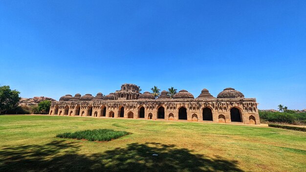 The elephants stand - hampi