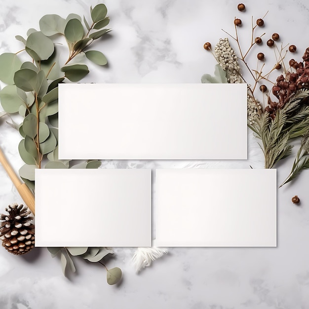Photo elevate your christmas with sparkling backgrounds and mockups for festive delight