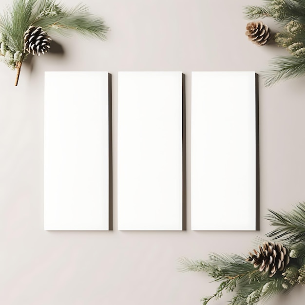 Photo elevate your christmas with sparkling backgrounds and mockups for festive delight