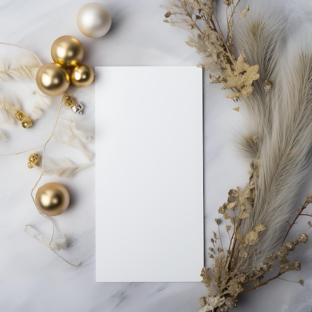 Photo elevate your christmas with sparkling backgrounds and mockups for festive delight