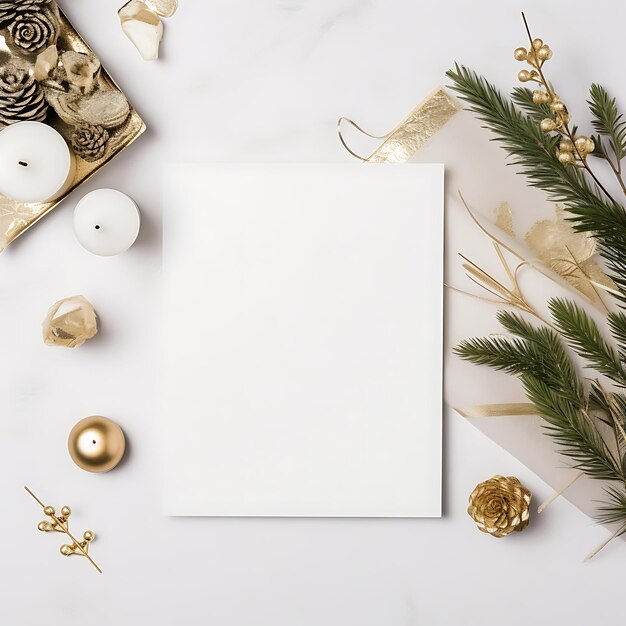 Photo elevate your christmas with sparkling backgrounds and mockups for festive delight