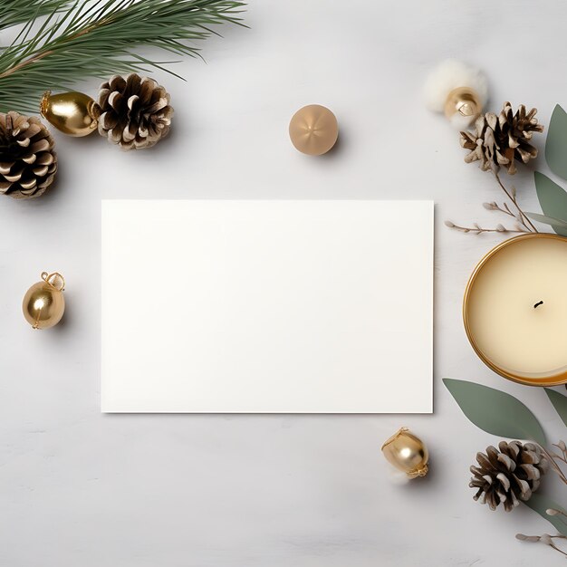 Photo elevate your christmas with sparkling backgrounds and mockups for festive delight