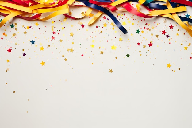 Photo elevate your designs with our vibrant confetti background add a splash of joy and festivity to your projects