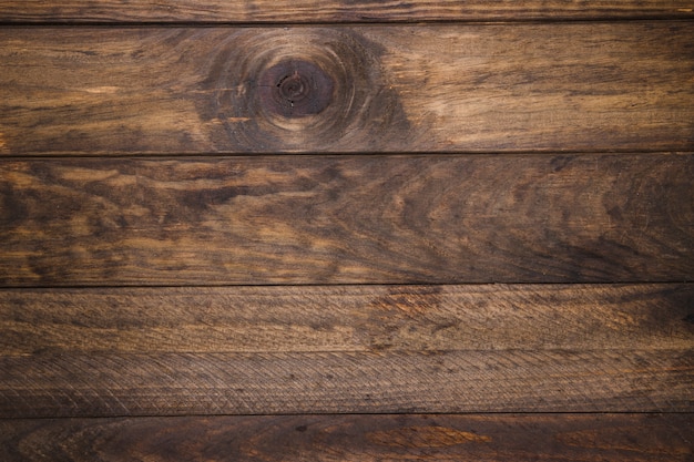 Foto vista elevata della vecchia scrivania in legno