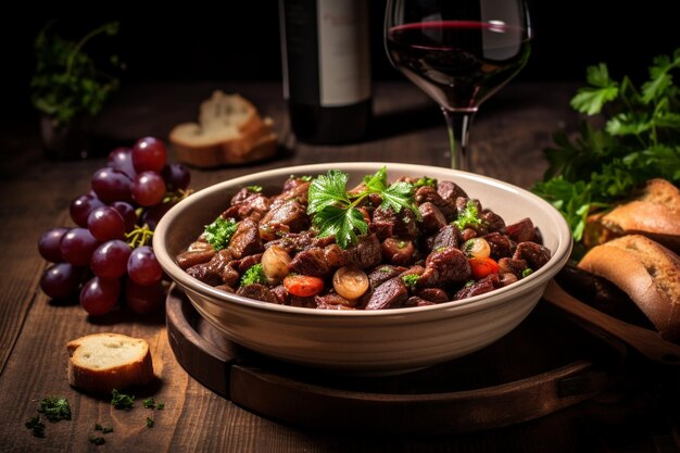 Foto aumentare il comfort con il boeuf bourguignon