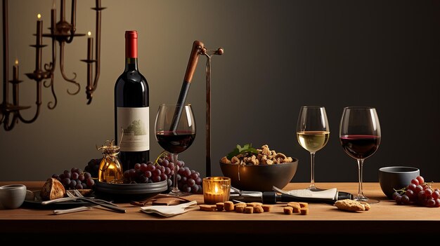 Photo elevating dining with exceptional wines