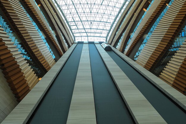 elevator cabins in the hotel