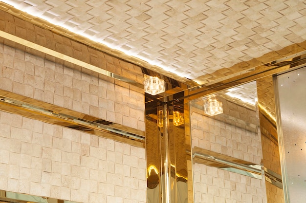 Elevator interior view