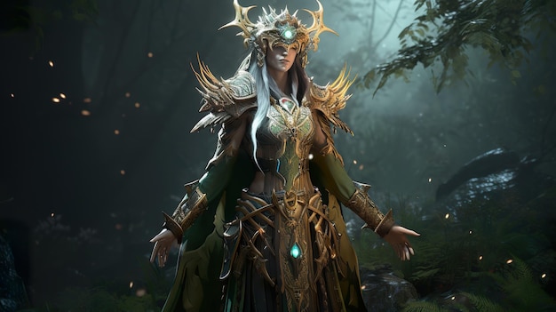 Elf druïde ai genereren