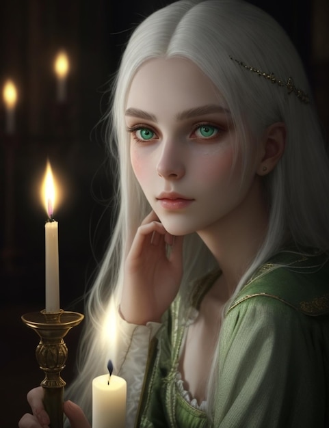 Elf girl illustration