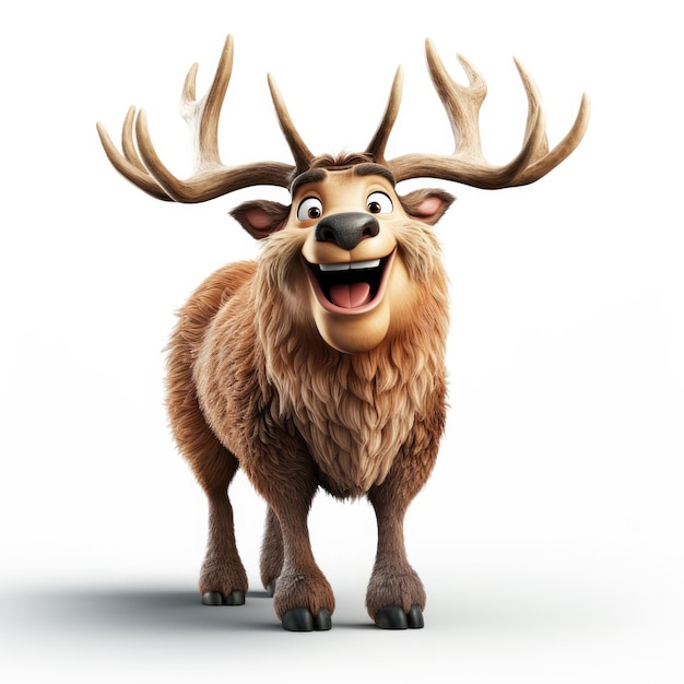 Elk cartoon character