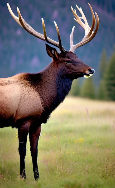 elk in the park