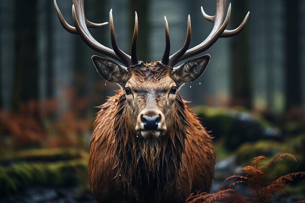 Photo elk_portrait_from_behind